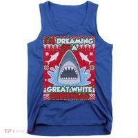 I'm Dreaming Of A Great White Christmas Tank Top thumb 0