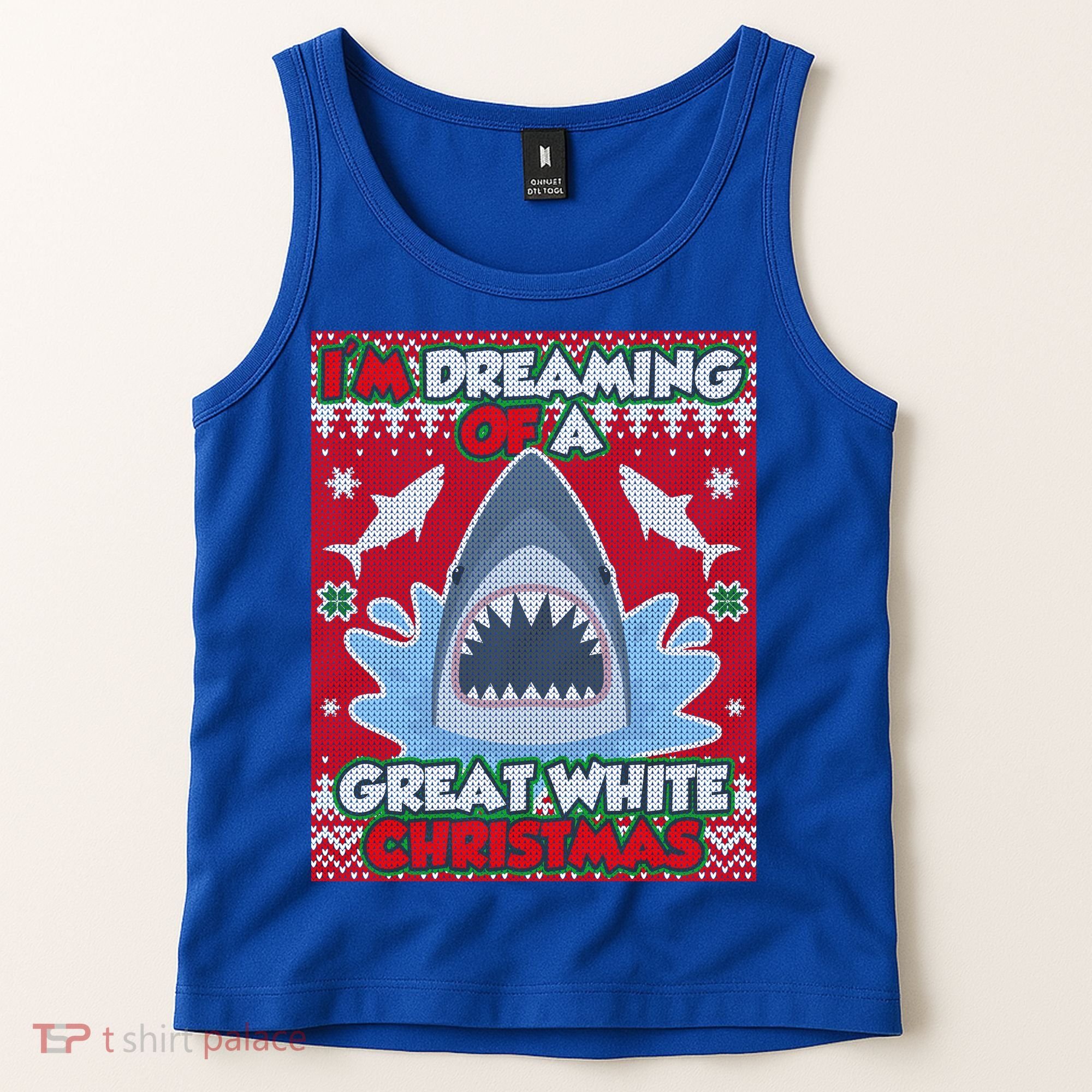I'm Dreaming Of A Great White Christmas Tank Top