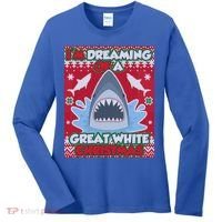 I'm Dreaming Of A Great White Christmas Women's Long Sleeve Shirt thumb 0