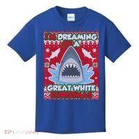 I'm Dreaming Of A Great White Christmas Kids T-Shirt thumb 0