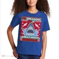 I'm Dreaming Of A Great White Christmas Kids T-Shirt thumb 2