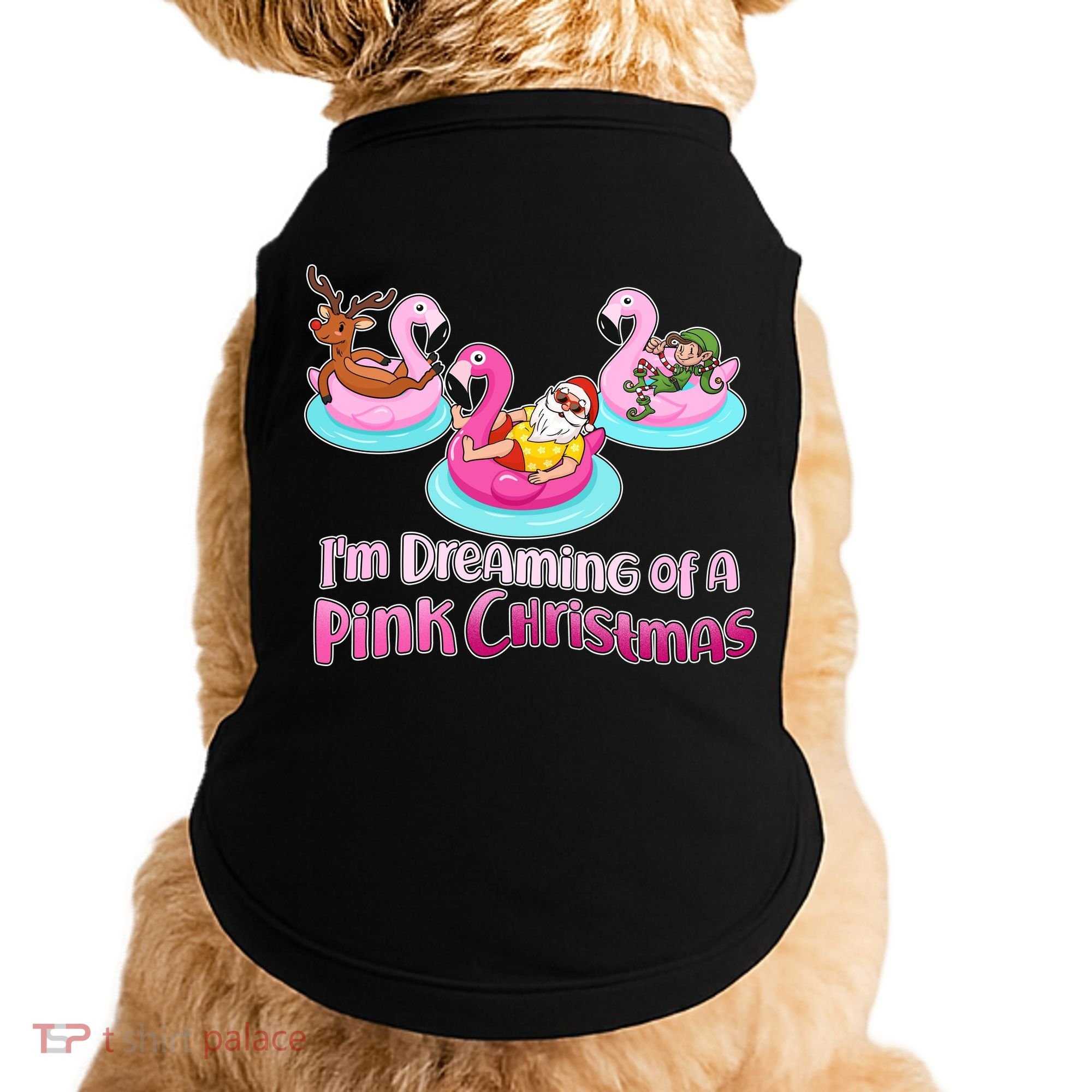 I'm Dreaming of a Pink Christmas Doggie Tank