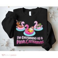 I'm Dreaming of a Pink Christmas Sweatshirt thumb 2