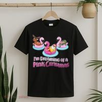 I'm Dreaming of a Pink Christmas T-Shirt thumb 2