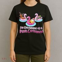 I'm Dreaming of a Pink Christmas T-Shirt thumb 4