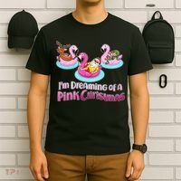 I'm Dreaming of a Pink Christmas T-Shirt thumb 6