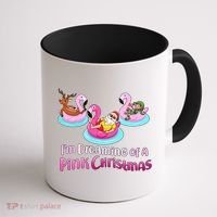 I'm Dreaming of a Pink Christmas Coffee Mug thumb 1