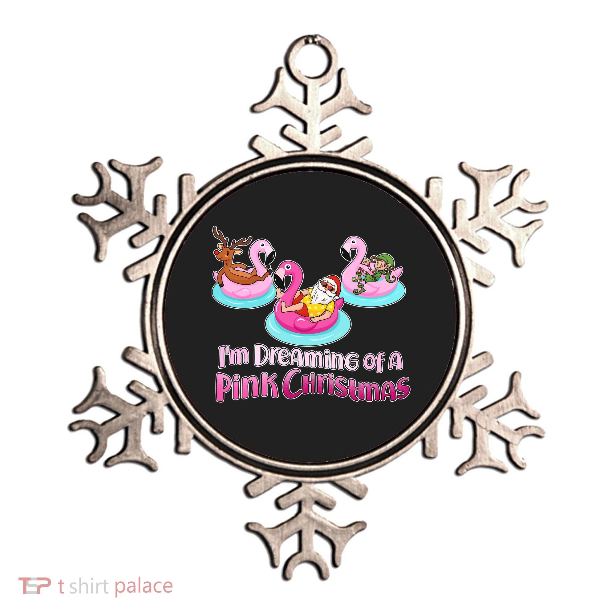 I'm Dreaming of a Pink Christmas Ornament
