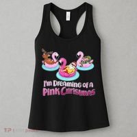 I'm Dreaming of a Pink Christmas Women's Tank Top thumb 3