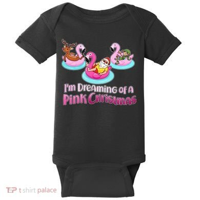 I'm Dreaming of a Pink Christmas Baby Bodysuit
