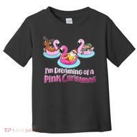I'm Dreaming of a Pink Christmas Toddler T-Shirt thumb 0