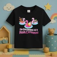I'm Dreaming of a Pink Christmas Toddler T-Shirt thumb 3
