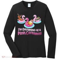 I'm Dreaming of a Pink Christmas Women's Long Sleeve Shirt thumb 0