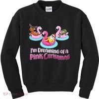 I'm Dreaming of a Pink Christmas Kids Sweatshirt thumb 0