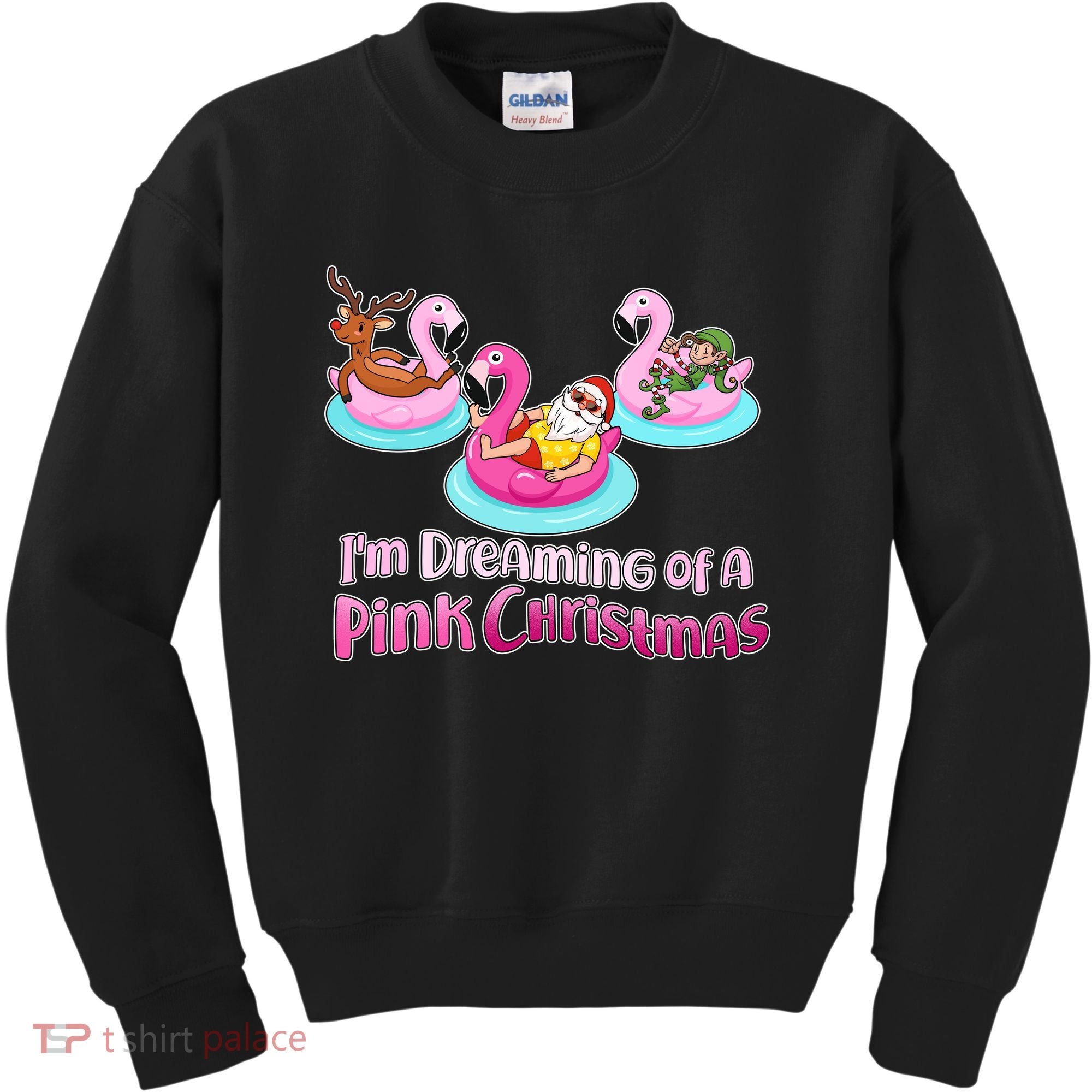 I'm Dreaming of a Pink Christmas Kids Sweatshirt