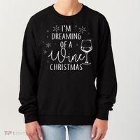 I'm Dreaming Of A Wine Christmas Women's Sweatshirt thumb 0