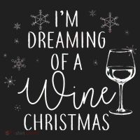 I'm Dreaming Of A Wine Christmas Women's Sweatshirt thumb 2