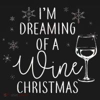I'm Dreaming Of A Wine Christmas Bucket Hat thumb 4