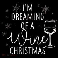 I'm Dreaming Of A Wine Christmas Women's Hoodie thumb 2