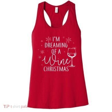 I'm Dreaming Of A Wine Christmas Women's Tank Top