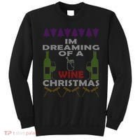 I'm Dreaming Of A Wine Christmas Ugly Sweatshirt thumb 0