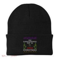 I'm Dreaming Of A Wine Christmas Ugly Beanie thumb 0