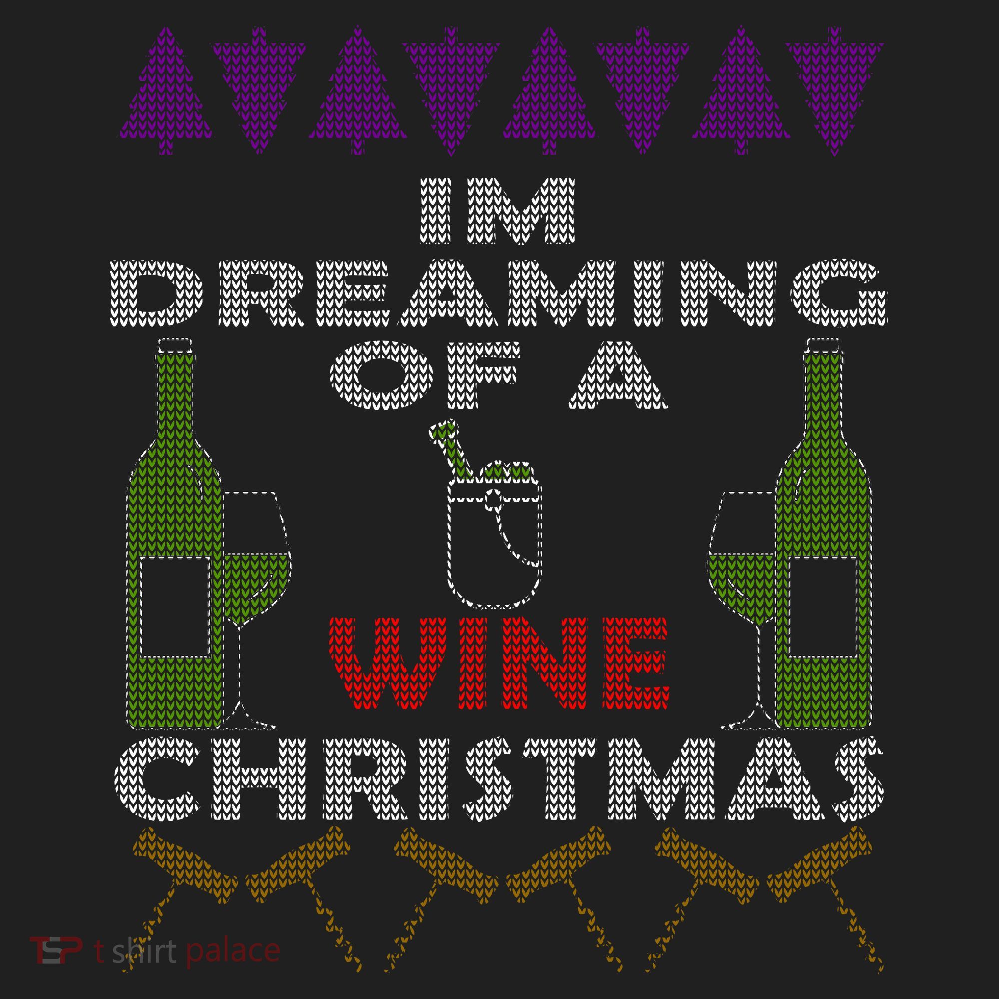 I'm Dreaming Of A Wine Christmas Ugly Beanie