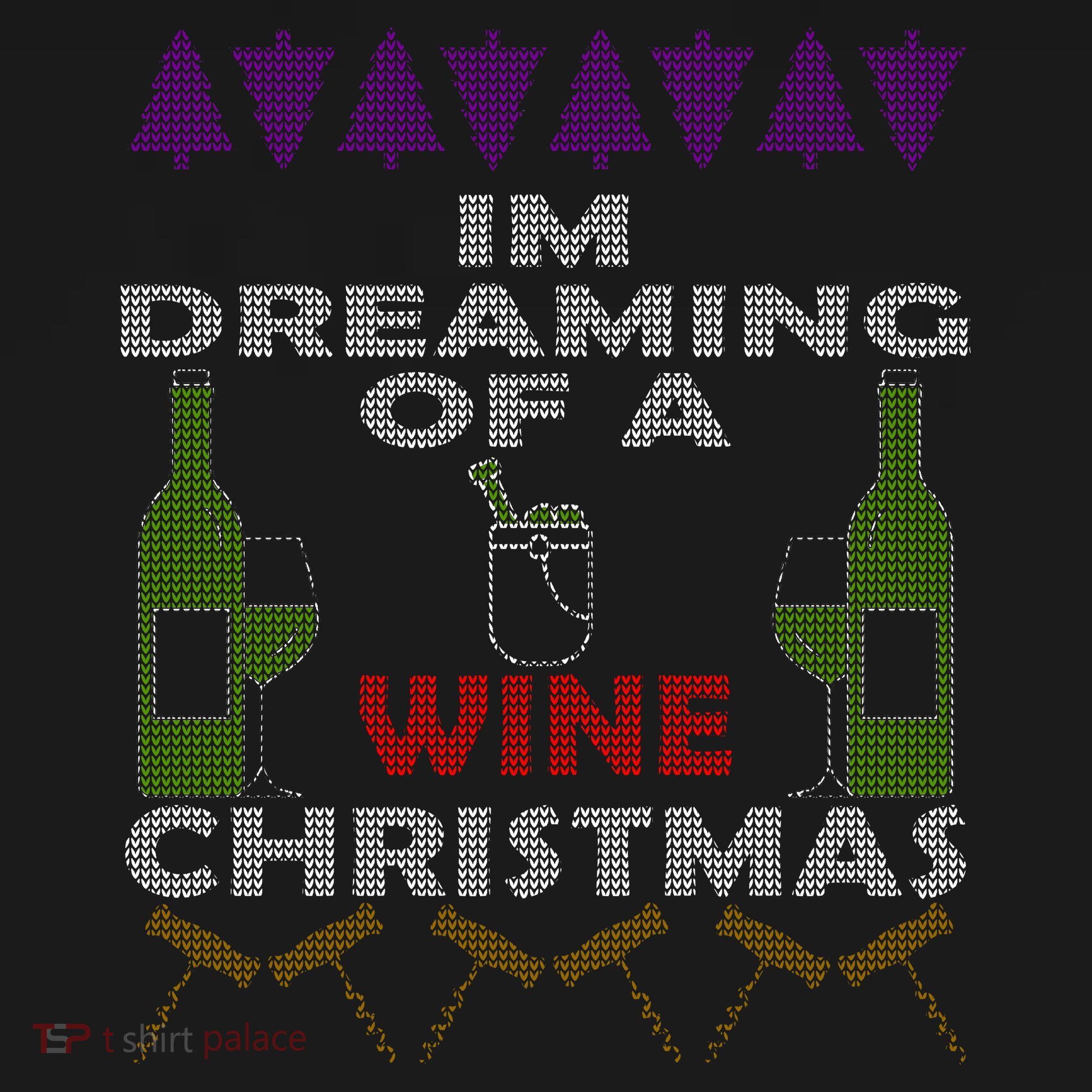 I'm Dreaming Of A Wine Christmas Ugly Baby Bodysuit