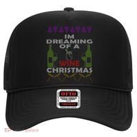 I'm Dreaming Of A Wine Christmas Ugly Hat thumb 0