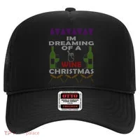 I'm Dreaming Of A Wine Christmas Ugly Hat thumb 0