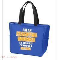 I'm Essential Worker So Basically I'm Kind of A Big Deal Tote Bag thumb 3