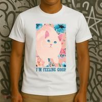 I'm Feel Good Cute Cat T-Shirt thumb 3