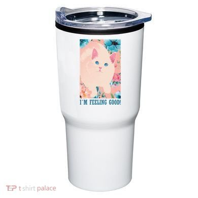 I'm Feel Good Cute Cat Tumbler