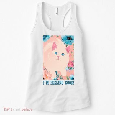 I'm Feel Good Cute Cat Women's Tank Top