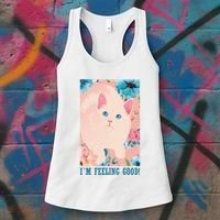 I'm Feel Good Cute Cat Women's Tank Top thumb 3