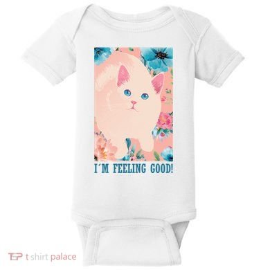 I'm Feel Good Cute Cat Baby Bodysuit