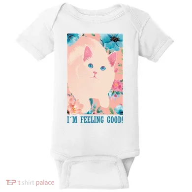 I'm Feel Good Cute Cat Baby Bodysuit