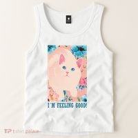 I'm Feel Good Cute Cat Tank Top thumb 2