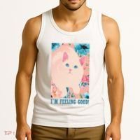 I'm Feel Good Cute Cat Tank Top thumb 3