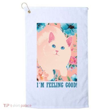 I'm Feel Good Cute Cat Golf Towel