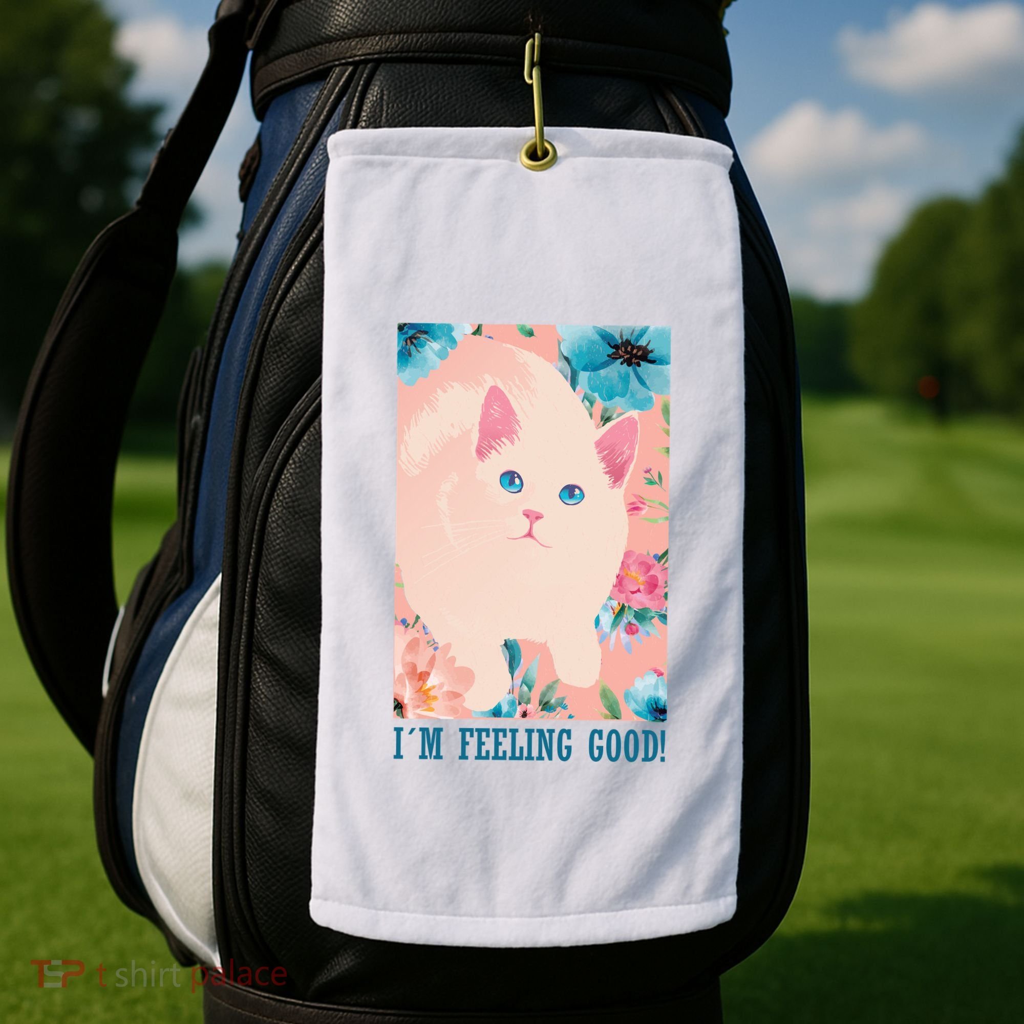 I'm Feel Good Cute Cat Golf Towel