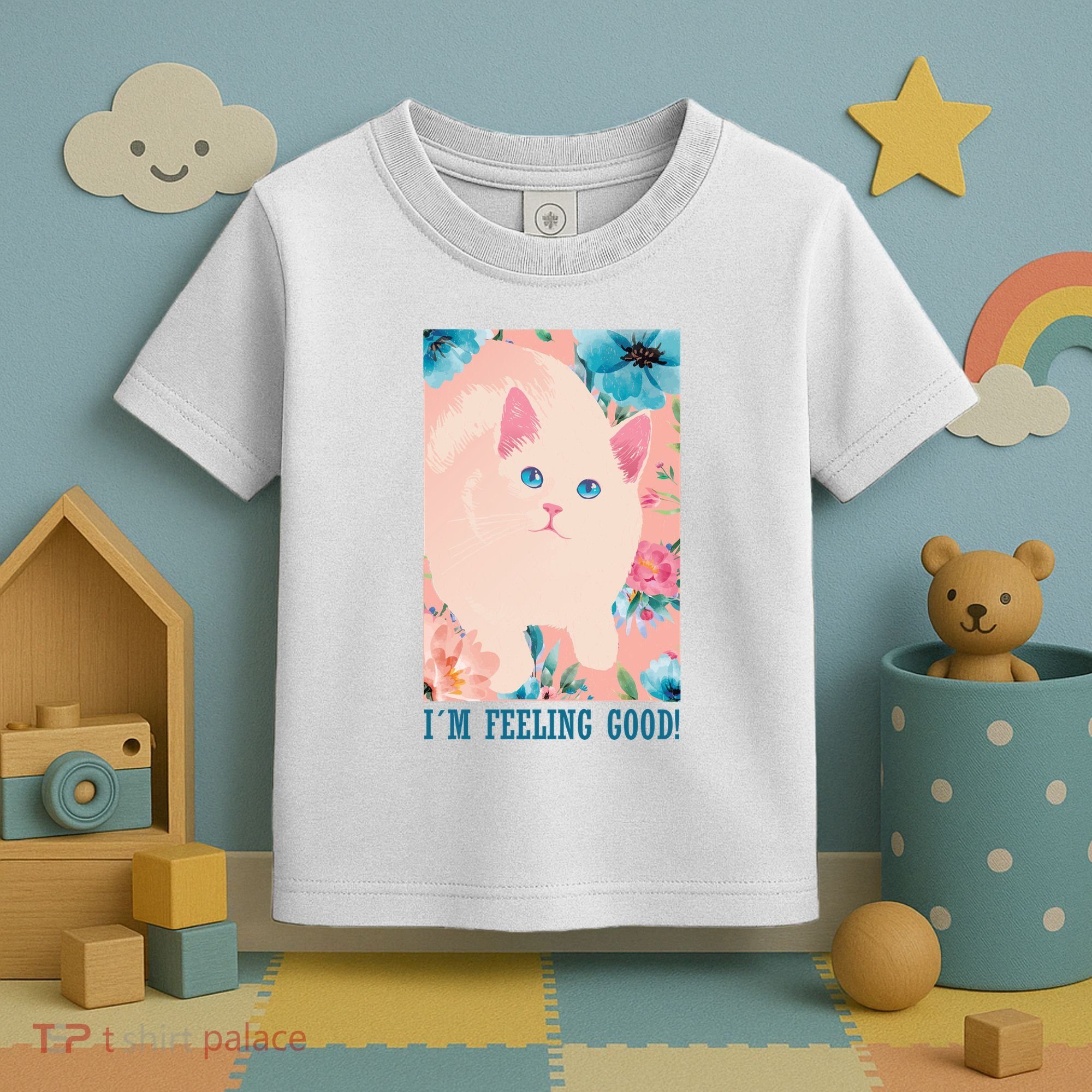 I'm Feel Good Cute Cat Toddler T-Shirt