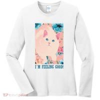 I'm Feel Good Cute Cat Women's Long Sleeve Shirt thumb 0