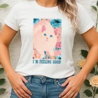 I'm Feel Good Cute Cat Women's T-Shirt thumb 2