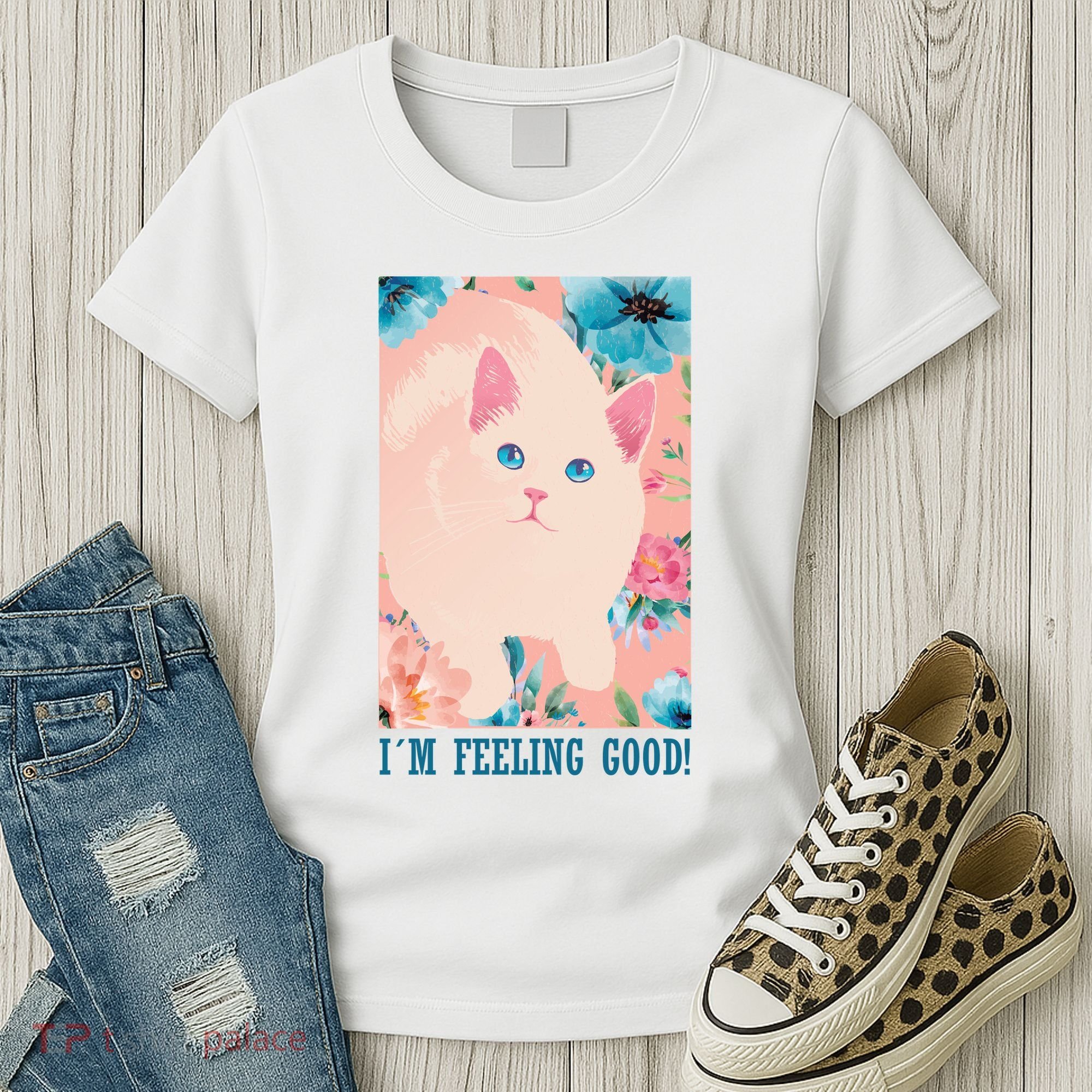 I'm Feel Good Cute Cat Women's T-Shirt