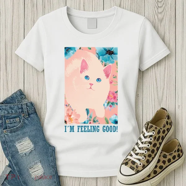 I'm Feel Good Cute Cat Women's T-Shirt