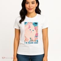 I'm Feel Good Cute Cat Women's T-Shirt thumb 4