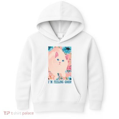 I'm Feel Good Cute Cat Kids Hoodie