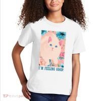 I'm Feel Good Cute Cat Kids T-Shirt thumb 2