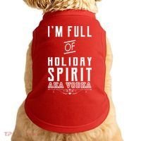 I'm Full Of Holiday Spirit AKA Vodka Doggie Tank thumb 0